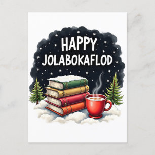 Cartes Pour Fêtes Annuelles Joyeux Jolabokaflod Famille Célébration Cadeau