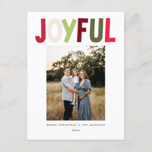Cartes Pour Fêtes Annuelles Joyeux Joueur vibrant Design de Noël