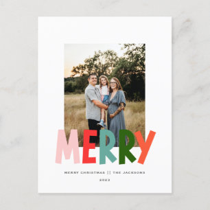 Cartes Pour Fêtes Annuelles Joyeux Joueur vibrant Design de Noël