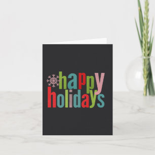 Cartes Pour Fêtes Annuelles Joyeux Jours de Noël coloré