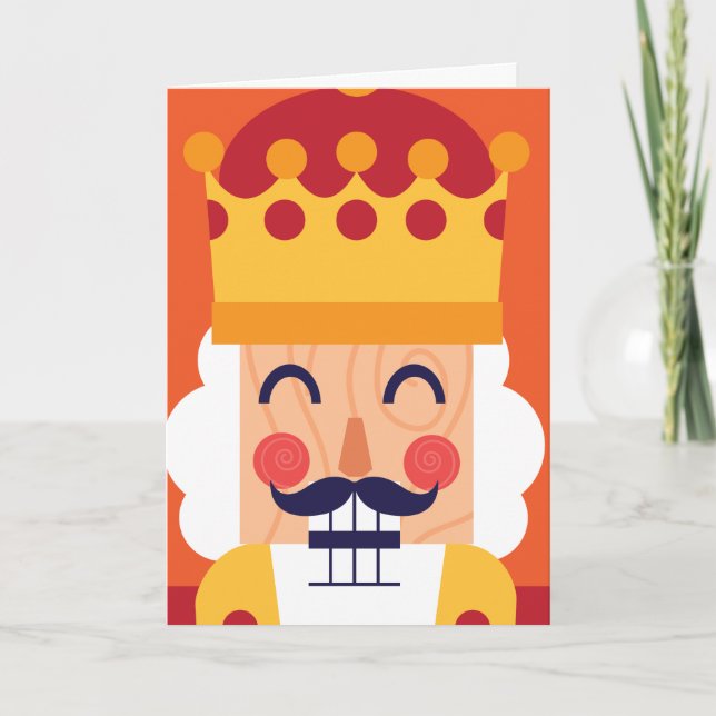 Cartes Pour Fêtes Annuelles JOYEUX JOURS FÉRIÉS | Christmas Nutcracker (Devant)