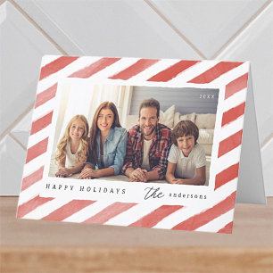 Cartes Pour Fêtes Annuelles Joyeux Joyeux Jours de Noël Photo de famille