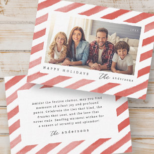 Cartes Pour Fêtes Annuelles Joyeux Joyeux Jours de Noël Photo de famille