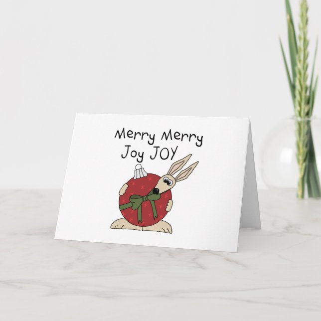 Cartes Pour Fêtes Annuelles Joyeux Joyeux Joy Joy Tshirts et cadeaux (Devant)
