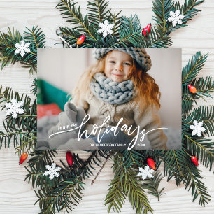 Cartes Pour Fêtes Annuelles Joyeux Joyeux Joyeux Jours De Fêtes Modernes Photo