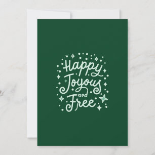 Cartes Pour Fêtes Annuelles Joyeux, Joyeux, Libre, Joyeux, Noël