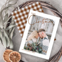 Cartes Pour Fêtes Annuelles Joyeux Joyeux Noël à la mode Photo
