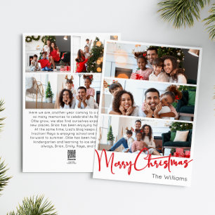Cartes Pour Fêtes Annuelles Joyeux Joyeux Noël Vertical 6 Photo