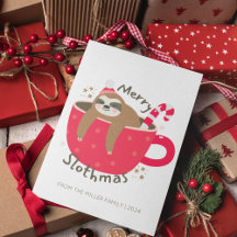 Joyeux Joyeux Slothmas Slog Noël en Mug