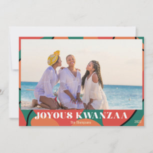 Cartes Pour Fêtes Annuelles Joyeux Kwanzaa Photo Holiday Design