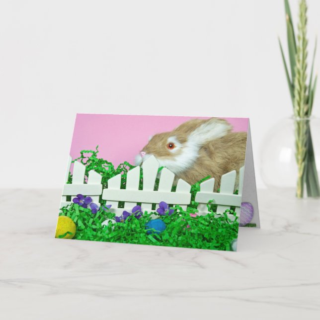 Cartes Pour Fêtes Annuelles Joyeux Lapin de Pâques (Devant)