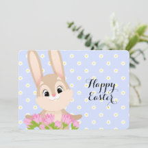 Joyeux lapin mignon de Pâques