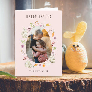 Cartes Pour Fêtes Annuelles Joyeux lapins de Pâques Photo