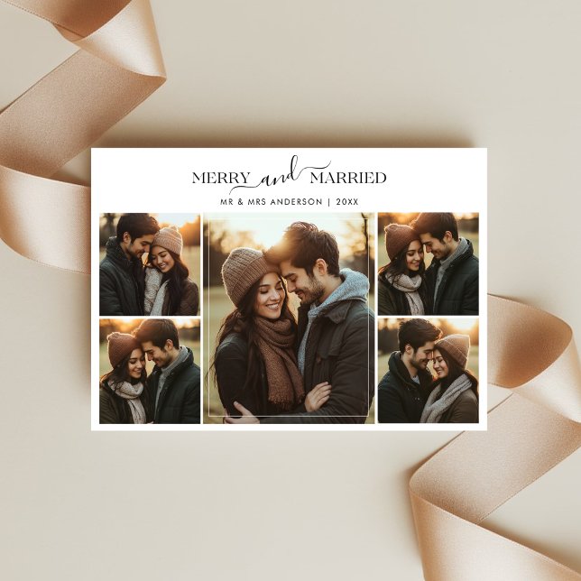 Cartes Pour Fêtes Annuelles Joyeux mariés et mariés Noël 5 photo (Créateur téléchargé)