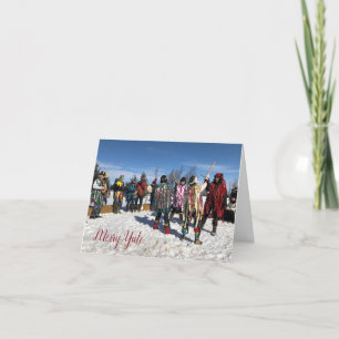 Cartes Pour Fêtes Annuelles Joyeux Morris Yule