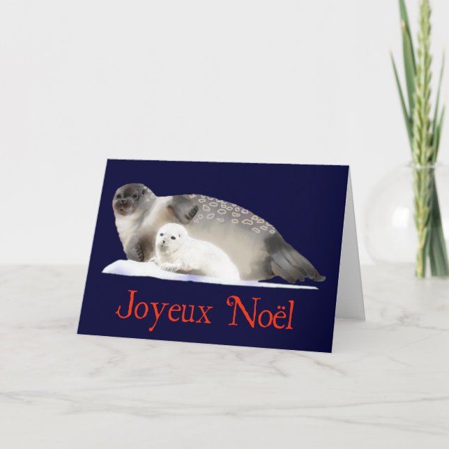 Cartes Pour Fêtes Annuelles Joyeux Noё l - Sceau annelé (Devant)