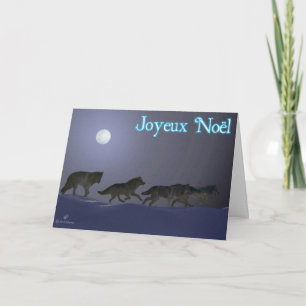 Cartes Pour Fêtes Annuelles Joyeux Noё l - Wolfpack