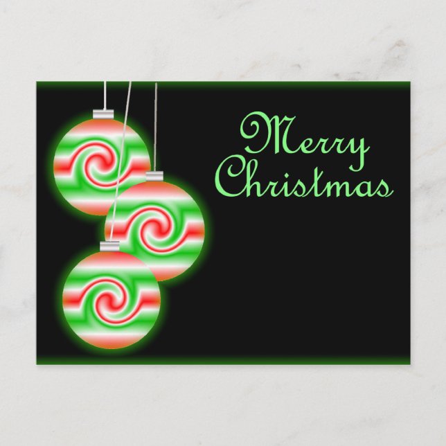 Cartes Pour Fêtes Annuelles Joyeux Noël (Devant)