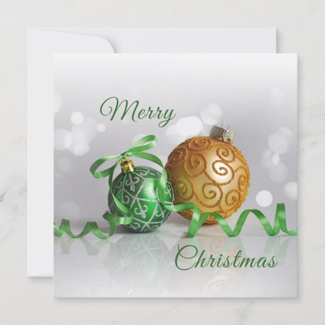 Cartes Pour Fêtes Annuelles Joyeux Noël (Devant)