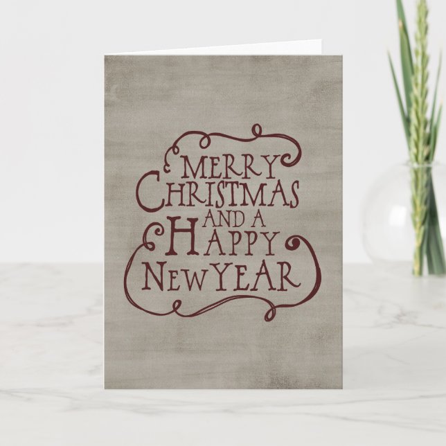 Cartes Pour Fêtes Annuelles Joyeux Noël (Devant)