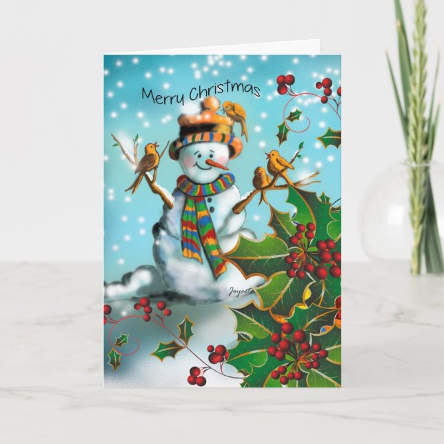 Cartes Pour Fêtes Annuelles Joyeux Noël (Devant)