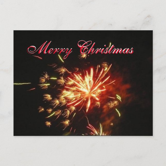 Cartes Pour Fêtes Annuelles Joyeux Noël (Devant)
