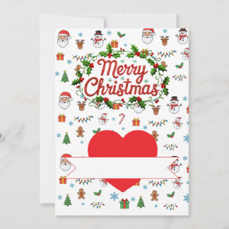 Cartes Pour Fêtes Annuelles Joyeux Noël