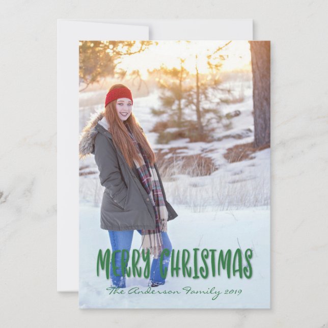 Cartes Pour Fêtes Annuelles Joyeux Noël (Devant)
