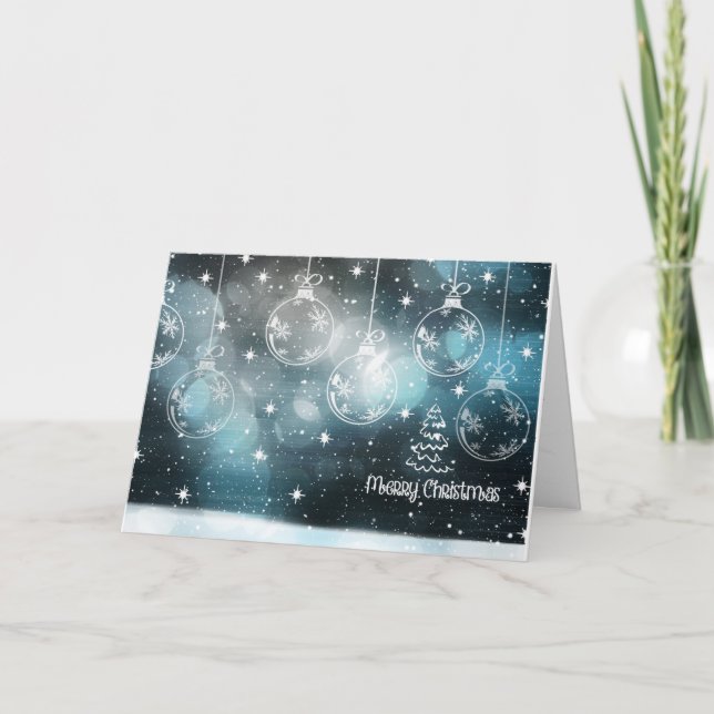 Cartes Pour Fêtes Annuelles Joyeux Noël (Devant)