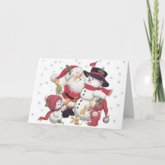 Cartes Pour Fêtes Annuelles Joyeux Noël (Devant)