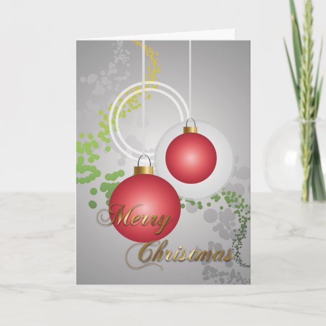 Cartes Pour Fêtes Annuelles Joyeux Noël (Devant)
