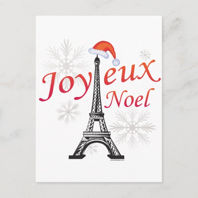 Cartes Pour Fêtes Annuelles Joyeux Noel (Devant)