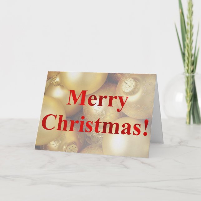 Cartes Pour Fêtes Annuelles Joyeux Noël (Devant)