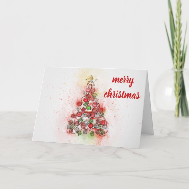 Cartes Pour Fêtes Annuelles Joyeux Noël (Devant)