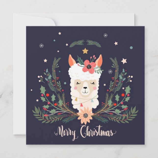 Cartes Pour Fêtes Annuelles Joyeux Noël (Devant)