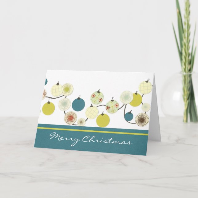 Cartes Pour Fêtes Annuelles Joyeux Noël (Devant)