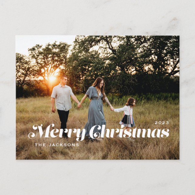 Cartes Pour Fêtes Annuelles Joyeux Noël (Devant)
