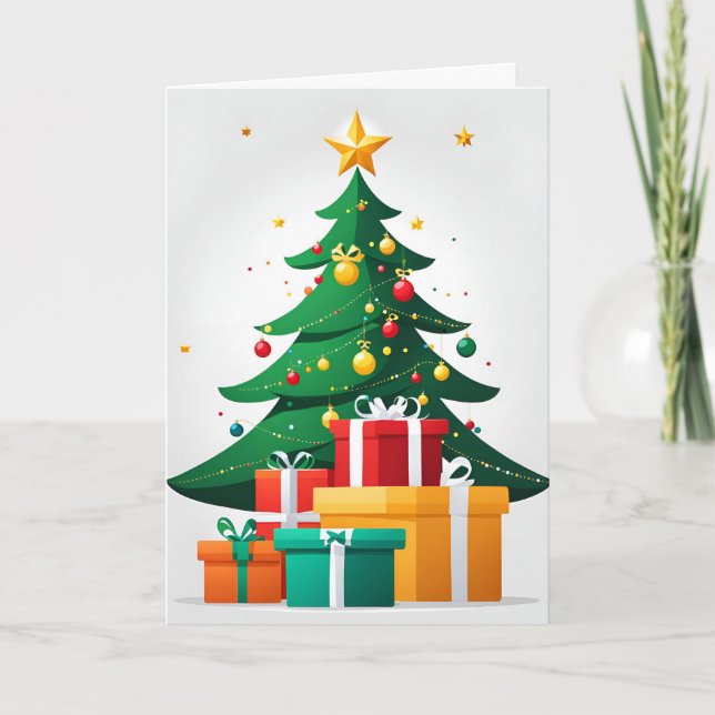 Cartes Pour Fêtes Annuelles Joyeux Noël (Devant)