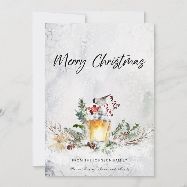 Cartes Pour Fêtes Annuelles Joyeux Noël  (Devant)