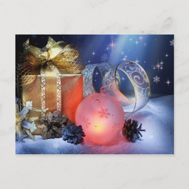 Cartes Pour Fêtes Annuelles Joyeux Noël (Devant)