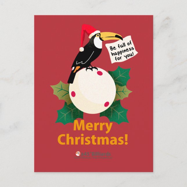 Cartes Pour Fêtes Annuelles Joyeux Noël ! (Devant)