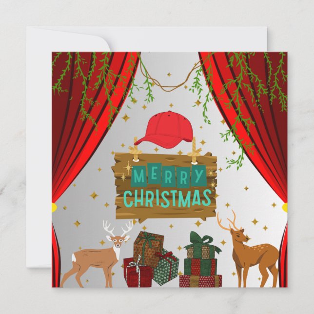 Cartes Pour Fêtes Annuelles joyeux Noël (Devant)
