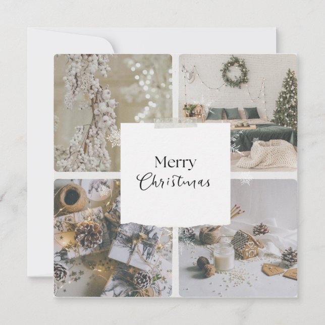 Cartes Pour Fêtes Annuelles joyeux Noël (Devant)