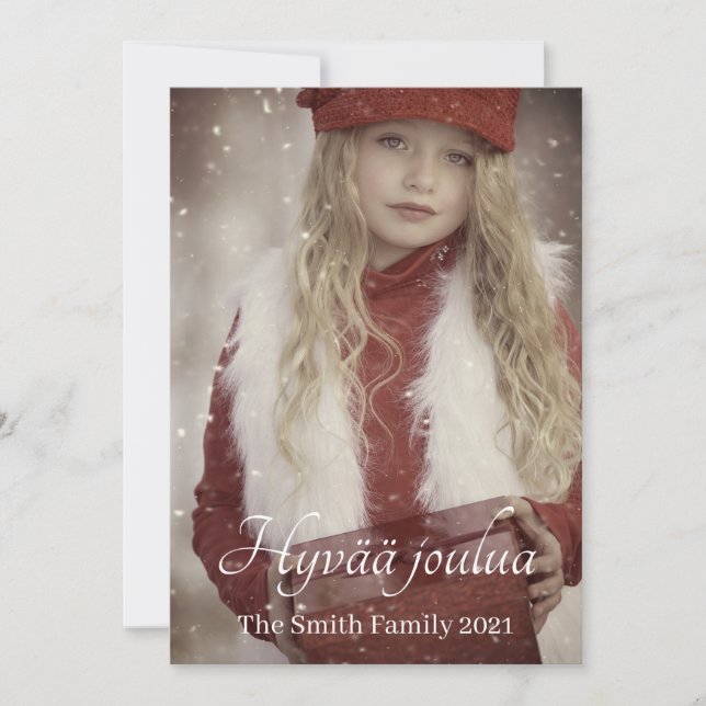 Cartes Pour Fêtes Annuelles Joyeux Noël (Devant)