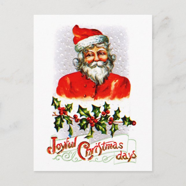 Cartes Pour Fêtes Annuelles Joyeux Noël (Devant)