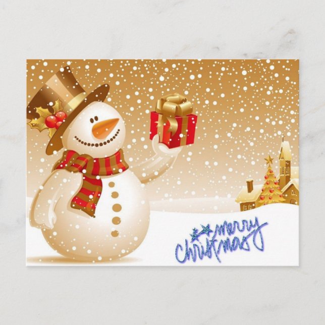 Cartes Pour Fêtes Annuelles joyeux noël (Devant)