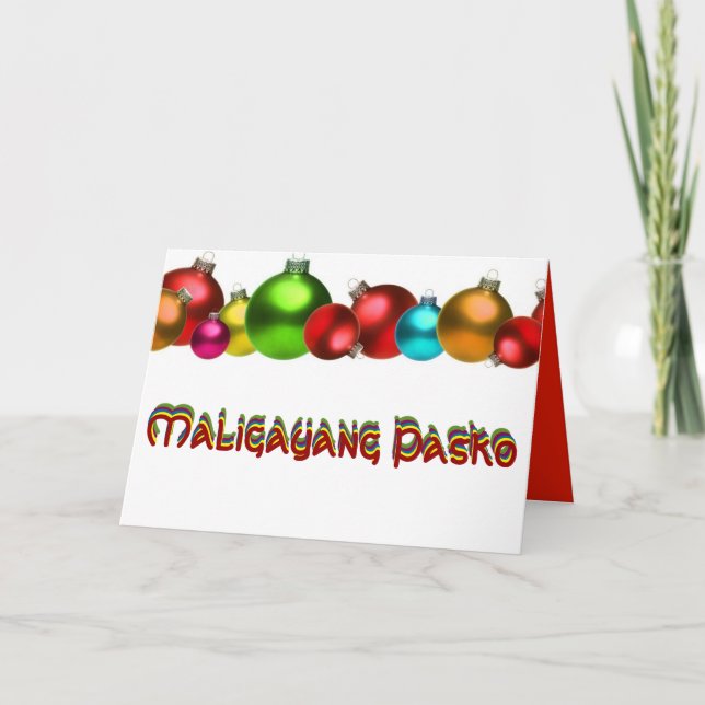 Cartes Pour Fêtes Annuelles Joyeux Noël (Devant)