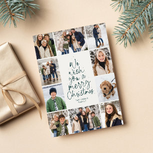 Cartes Pour Fêtes Annuelles Joyeux Noël 10 photo amusant collage familial