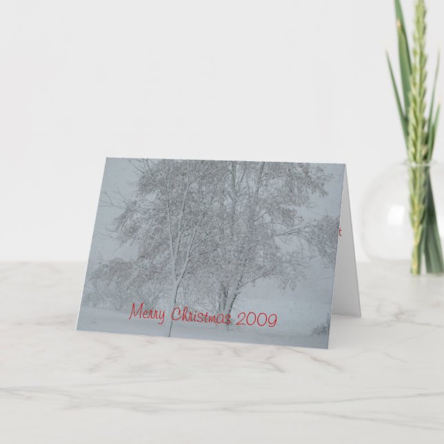 Cartes Pour Fêtes Annuelles Joyeux Noël 2009 (Devant)
