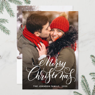 Cartes Pour Fêtes Annuelles Joyeux Noël 2 PHOTO Salutation